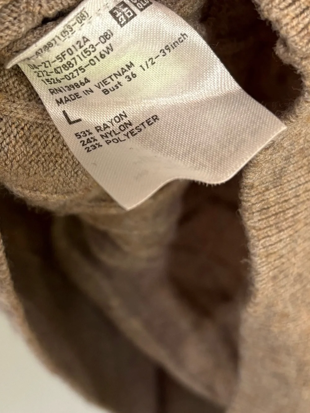 Uniqlo Cable Knit Hoodie Sweater